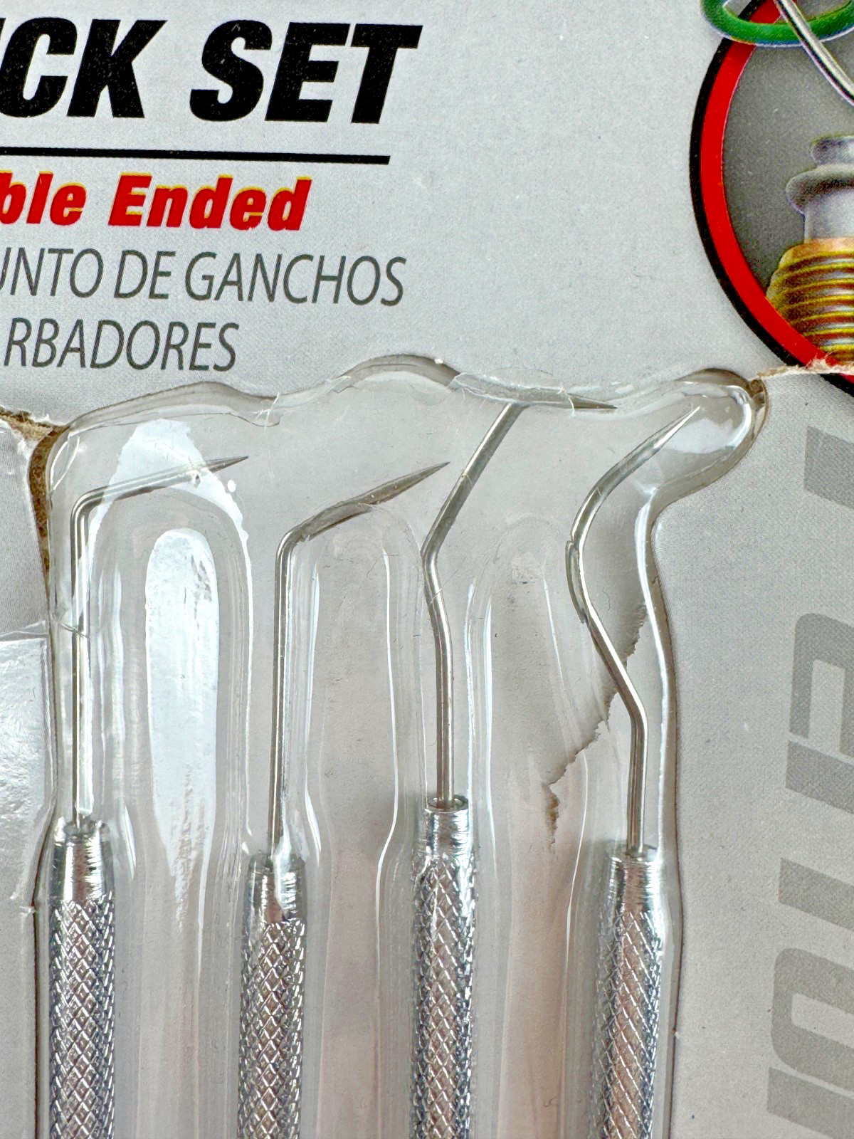 Performance Tool W80749 4-Piece Double Ended Hook and Pick Set