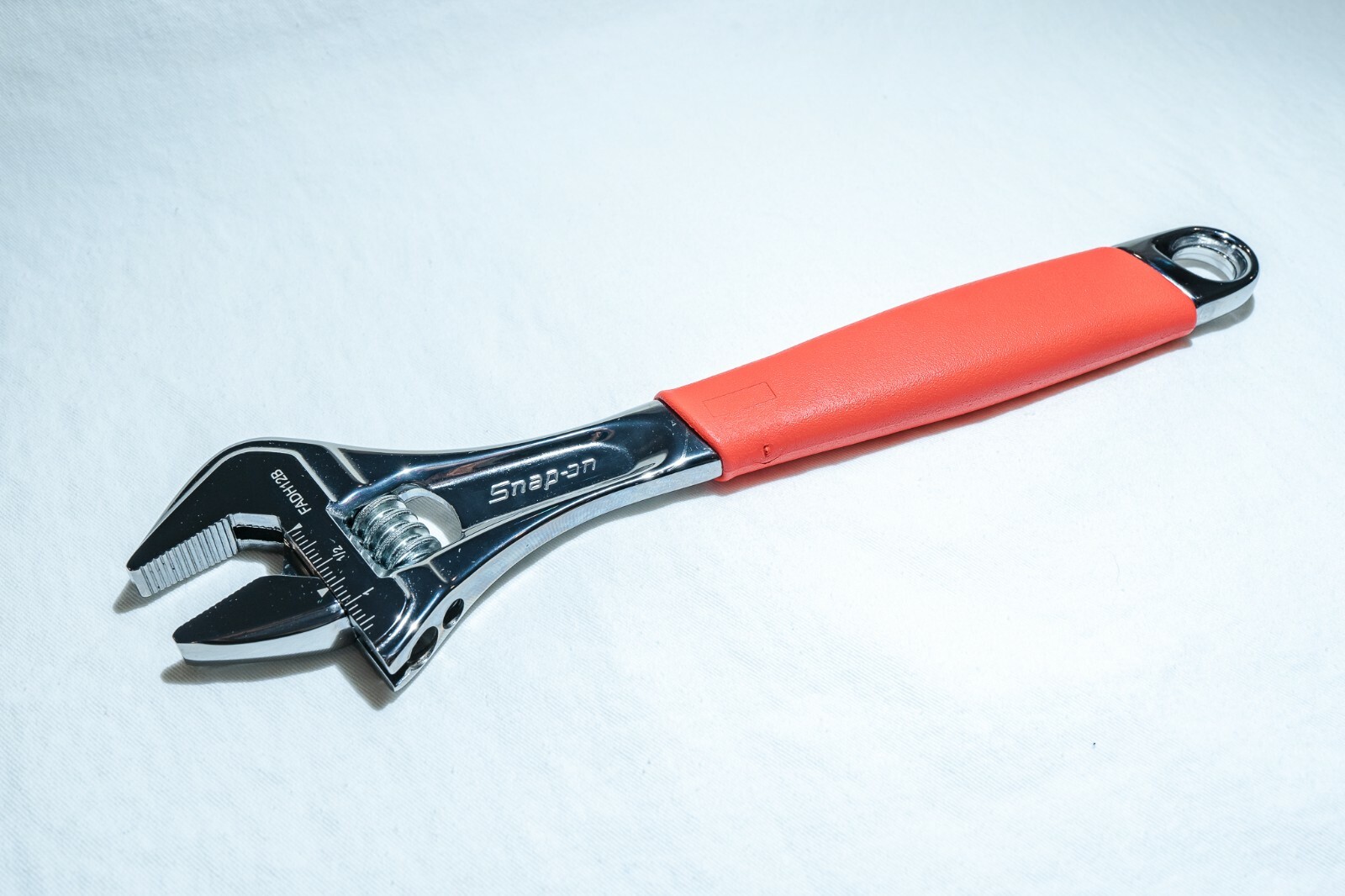 Snap-on 12″ inch Flank Drive Plus Adjustable Wrench FADH12B Red