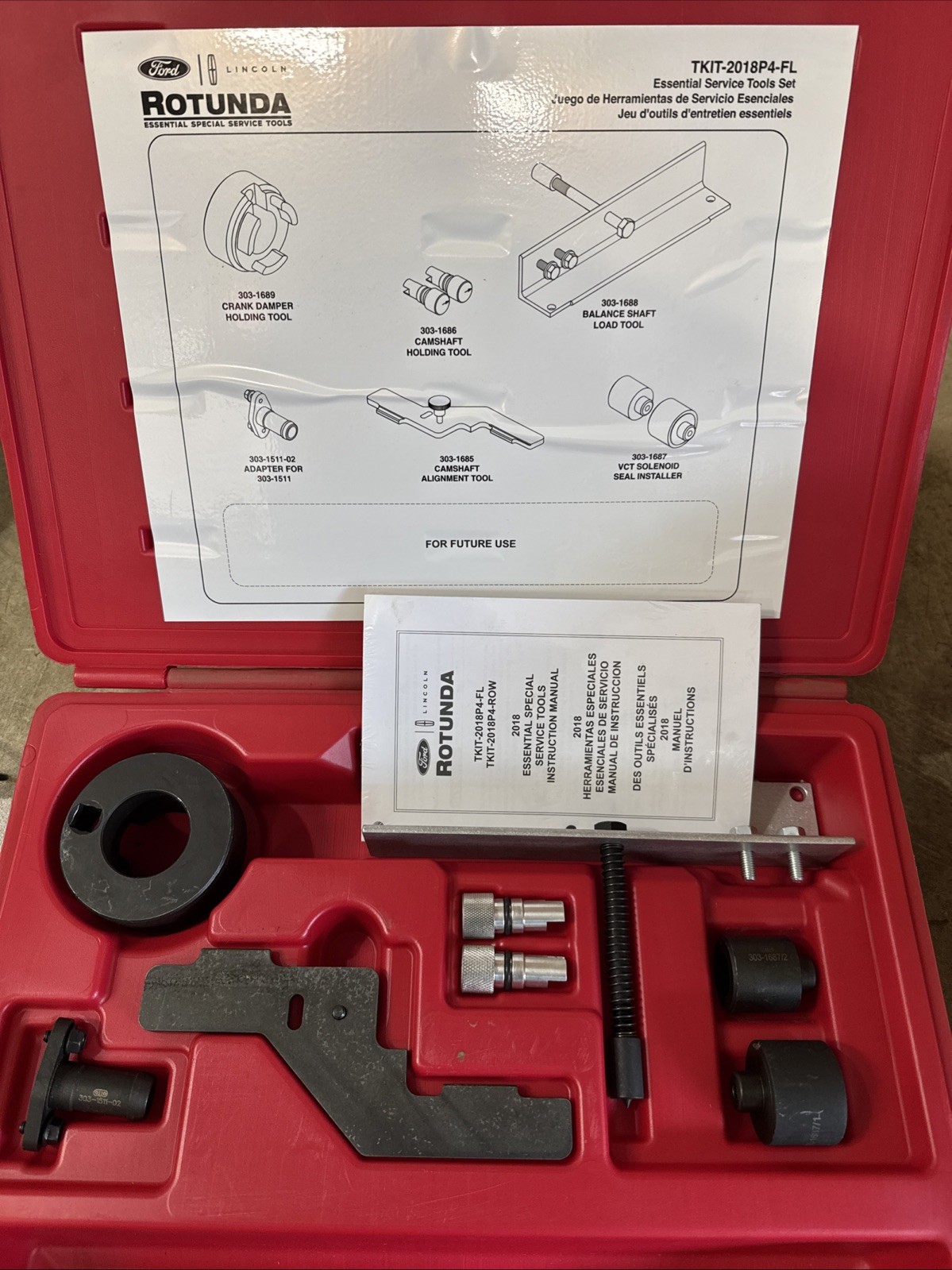 TKIT-2018P4-FL Ford Rotunda ESSENTIAL SERVICE TOOL KIT COMPLETE