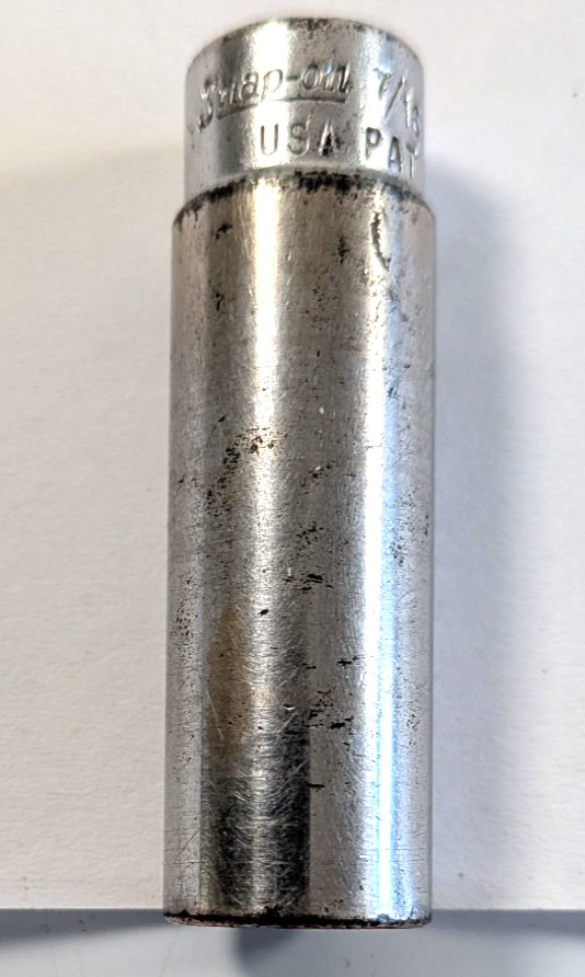Snap-on STM14 7/16 Inch Socket 1/4 Drive w8A4blu