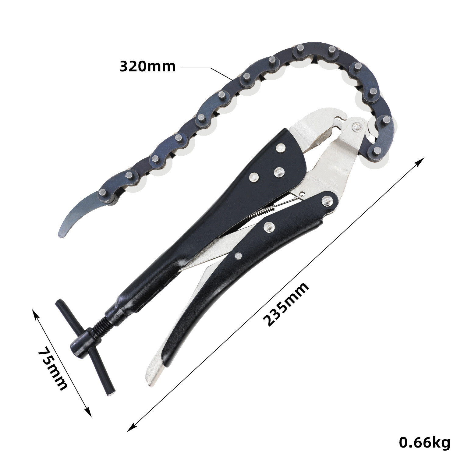 3.14 In Car Exhaust Pipe Cutter Multi Wheel Chain Lock-grip Pliers Cut Capacity