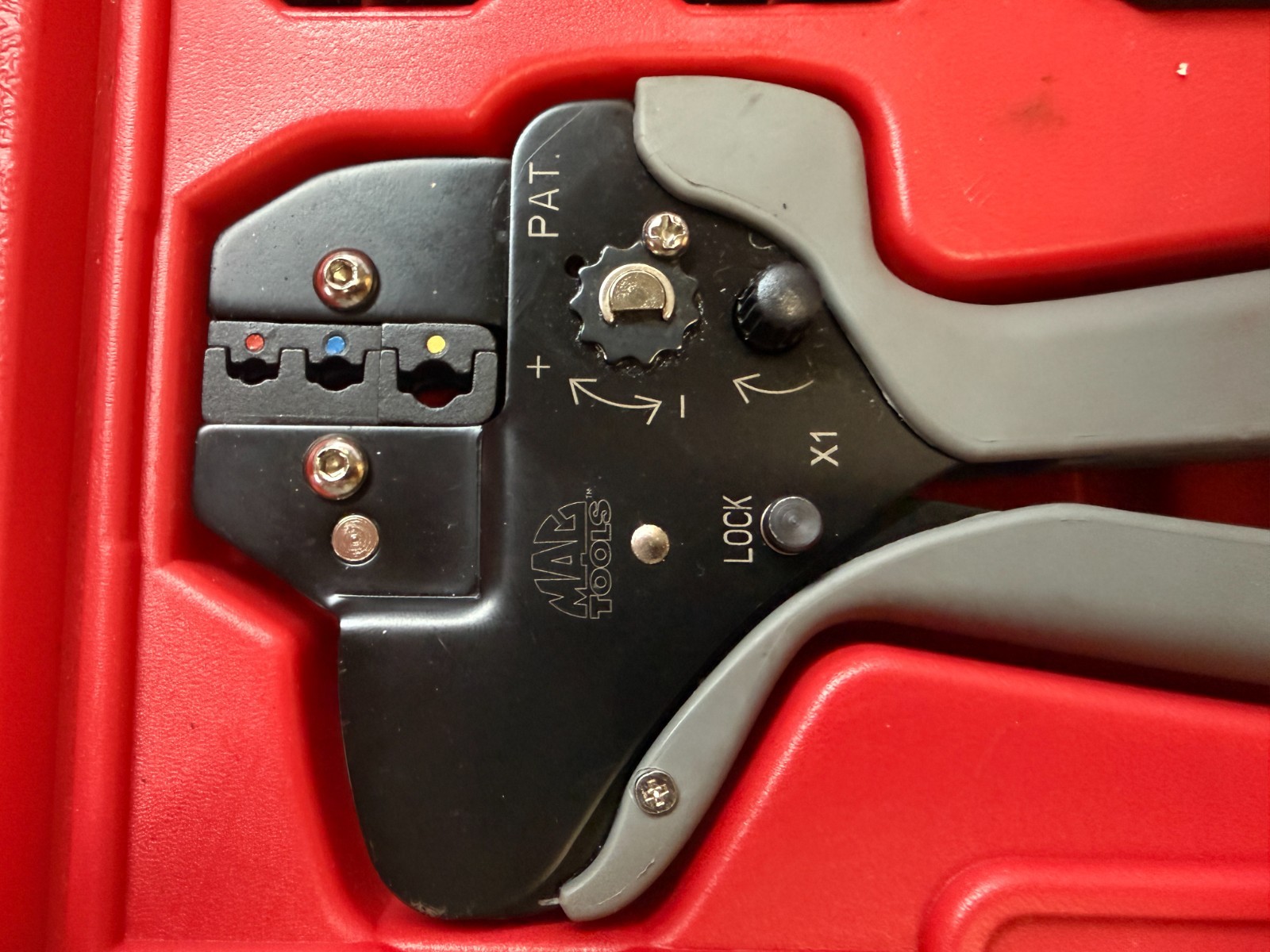 MAC TOOLS Ratcheting Crimper Multi Head tool kit TCT747-KIT