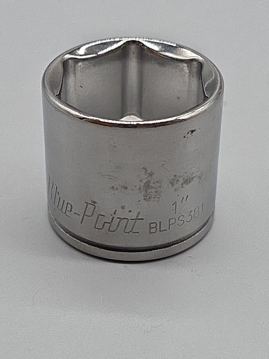 Blue Point Tools BLPS381 3/8″ Dr. 1” SAE Shallow Chrome 6 Point Socket