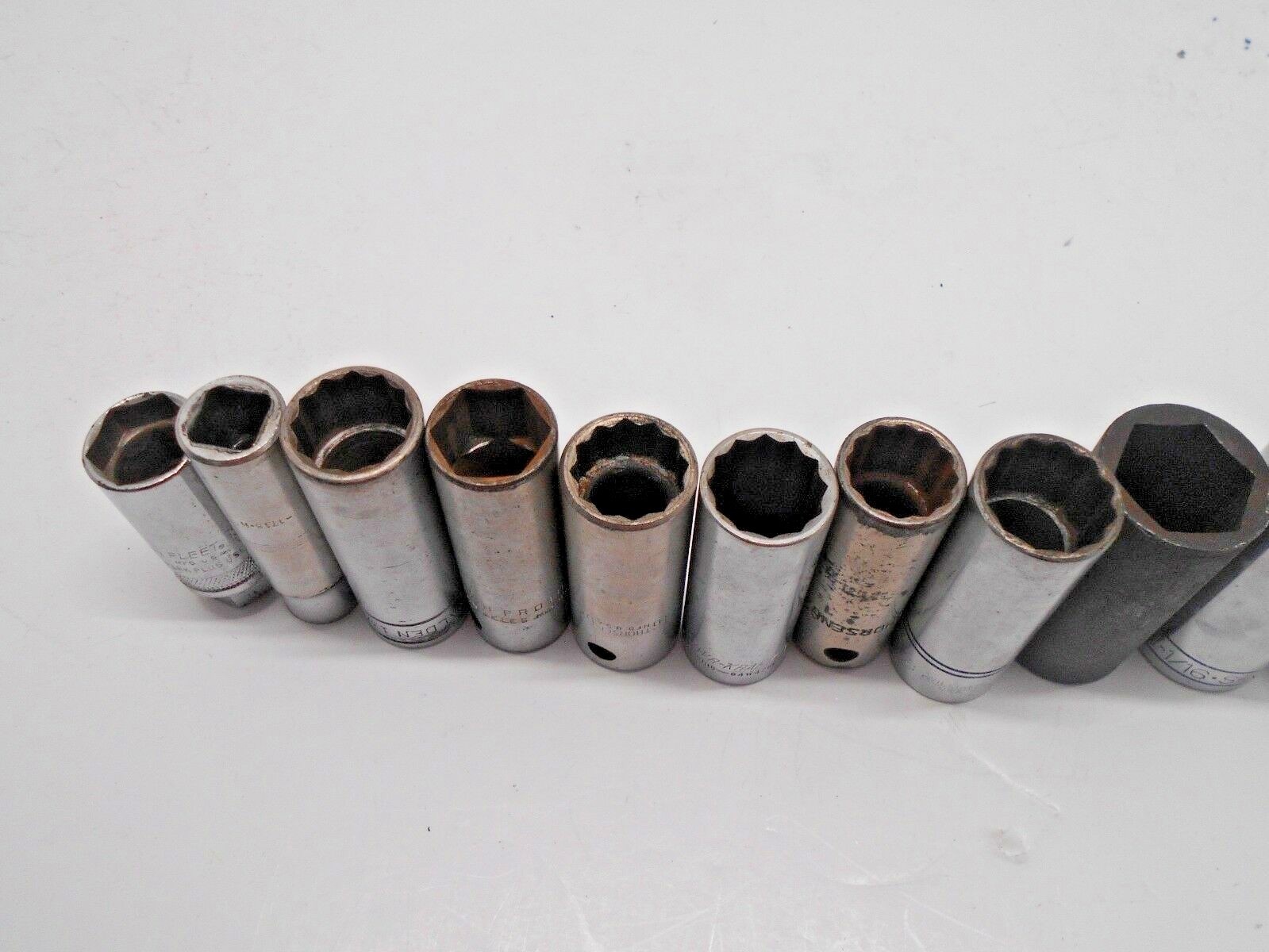Lot Of 12 Mixed Brands Sizes & Drives Williams Thorsen S-K All SEA Vintage Tools
