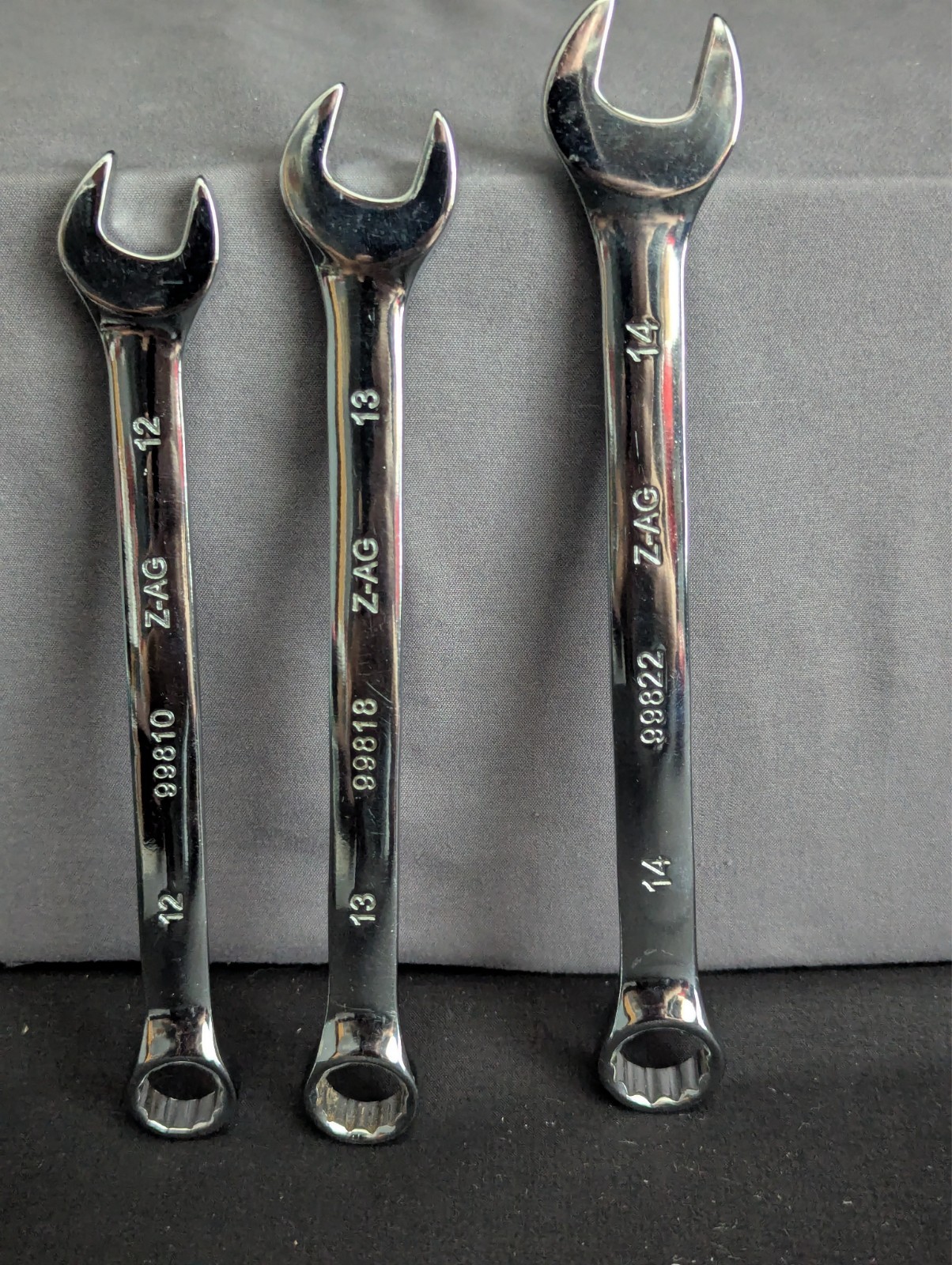 Lot of Three Craftsman Wrenches Z-AG series 12,13,14 MM