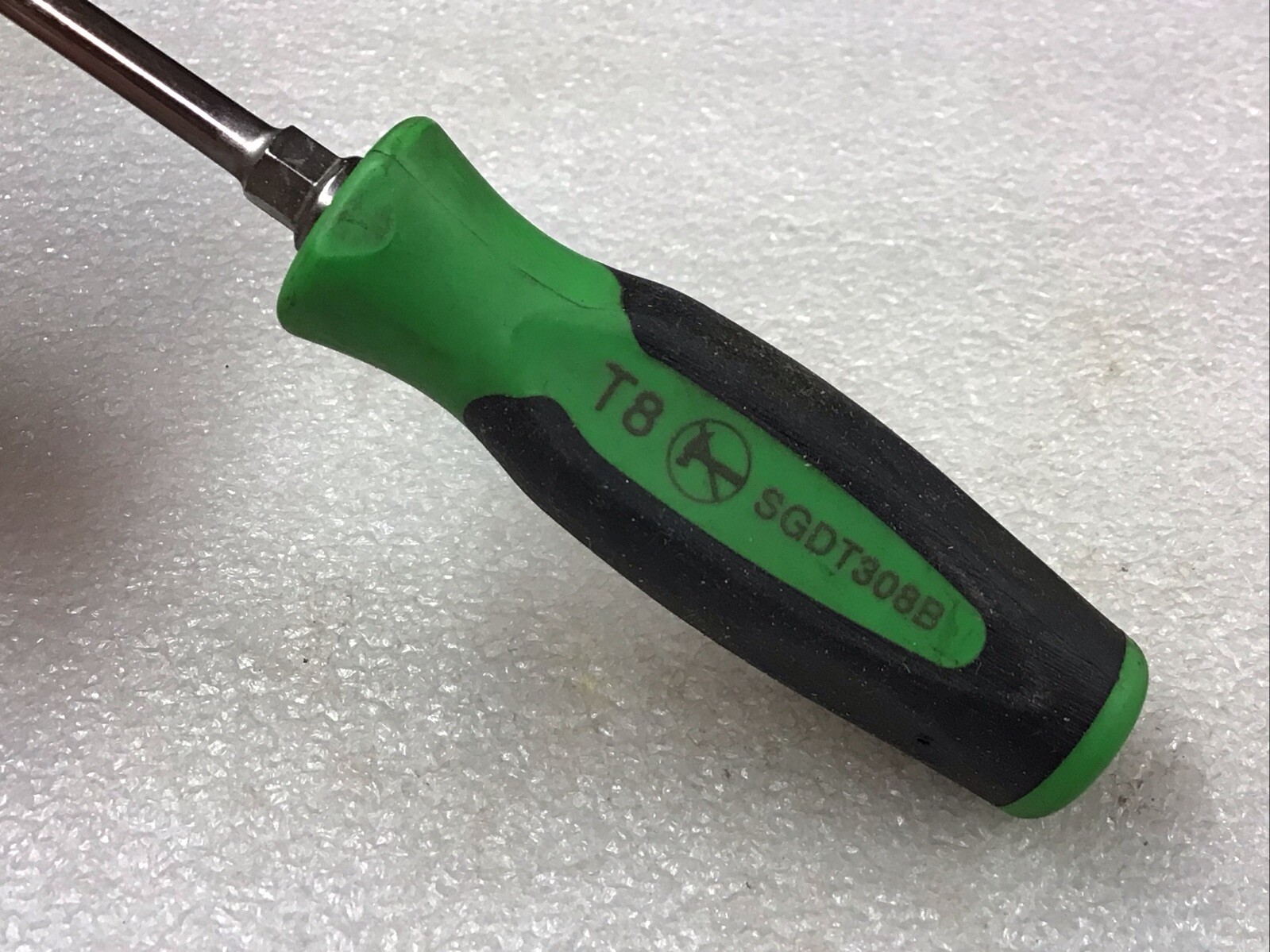 Snap-on#SGDT308BG – T8 , Mini Torx Driver With Green Soft Grip Handle-USA- NICE-