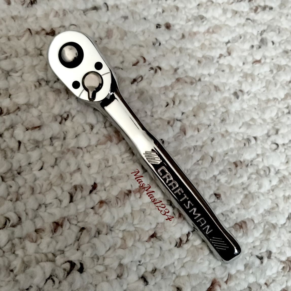 CRAFTSMAN 1/4-in Drive 72-Tooth Quick-Release Ratchet CMMT81747 Pear Head NEW