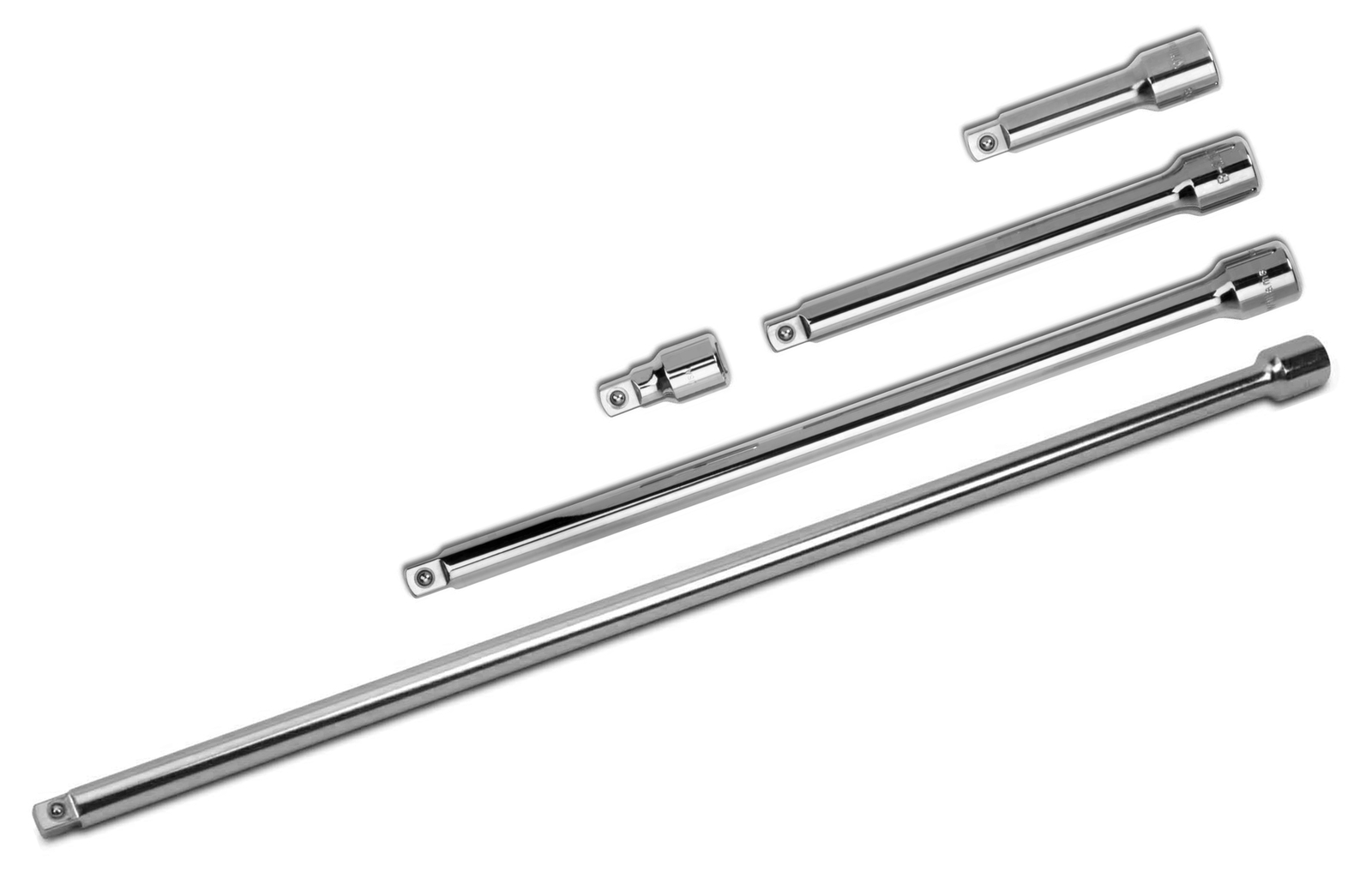 5pc 3/8″ Drive Extension Set/Pouch Polished Chrome Finish Williams® USA WSB-5XT