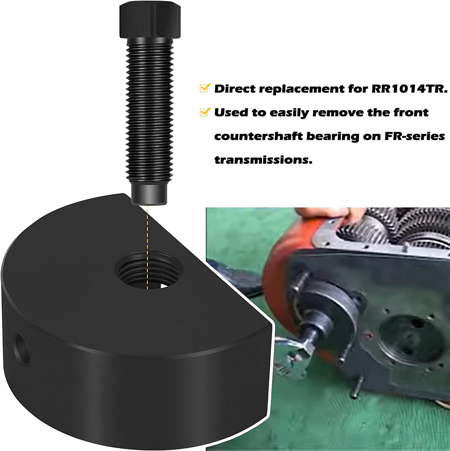 For Eaton Fuller Transmission Countershaft Front Bearings Removal Tool RR1014TR
