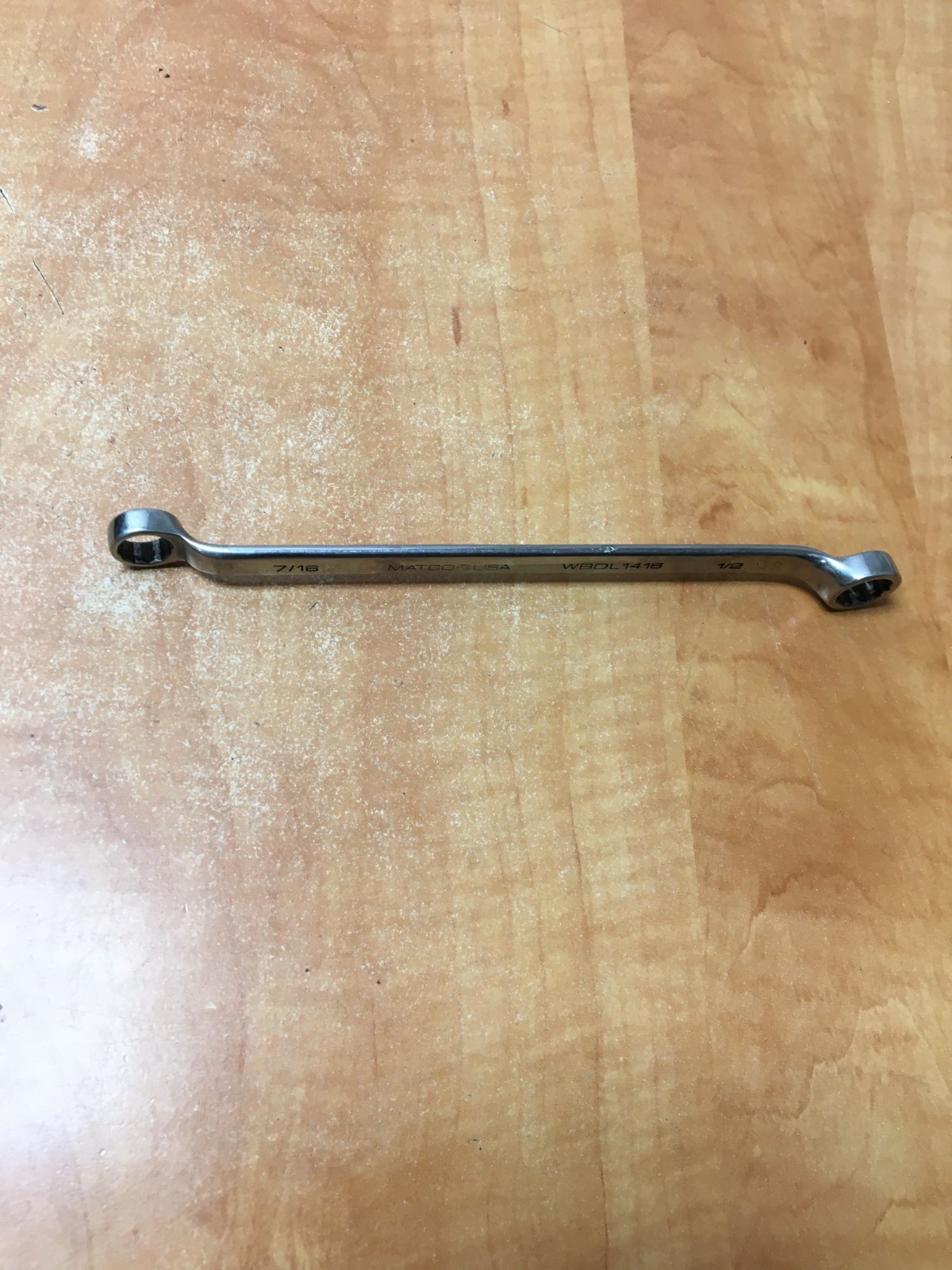 Matco Tools USA 1/2-7/16” Box End Wrench WBDL1416