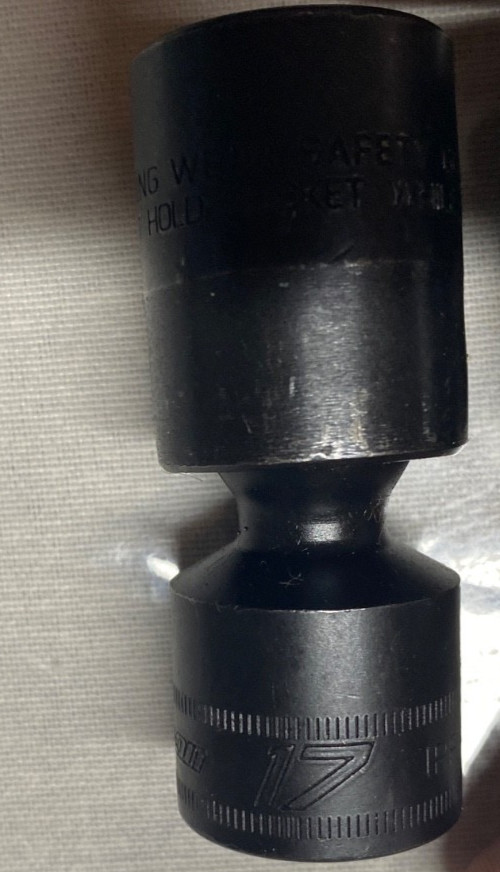 3/8″ Drive 6-Point Metric Low Profile Swivel Impact Socket 10,13,14,15,17mm.