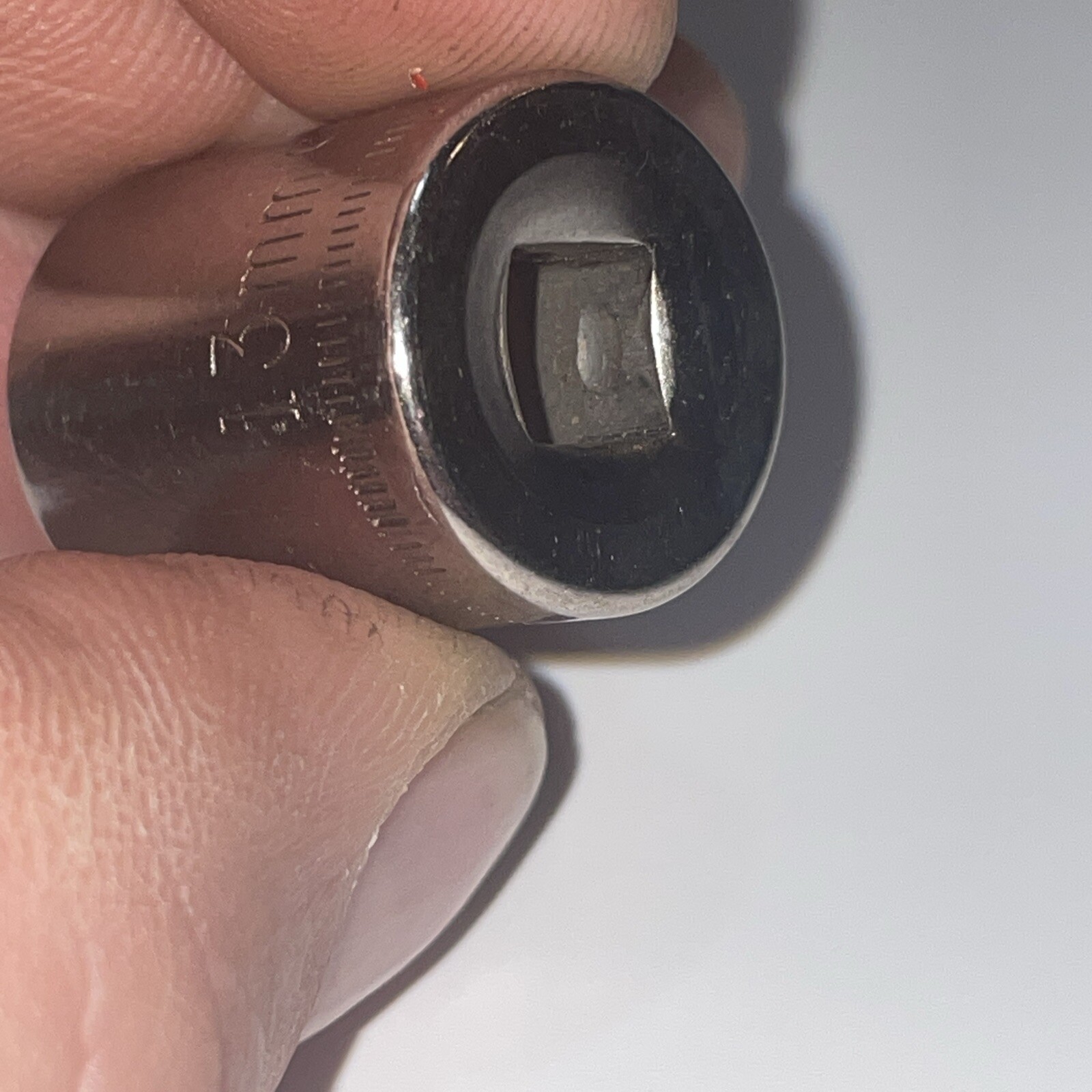 Vintage Craftsman USA 13mm 6 Point 1/4″ Drive Shallow Socket 43514, INV G Series