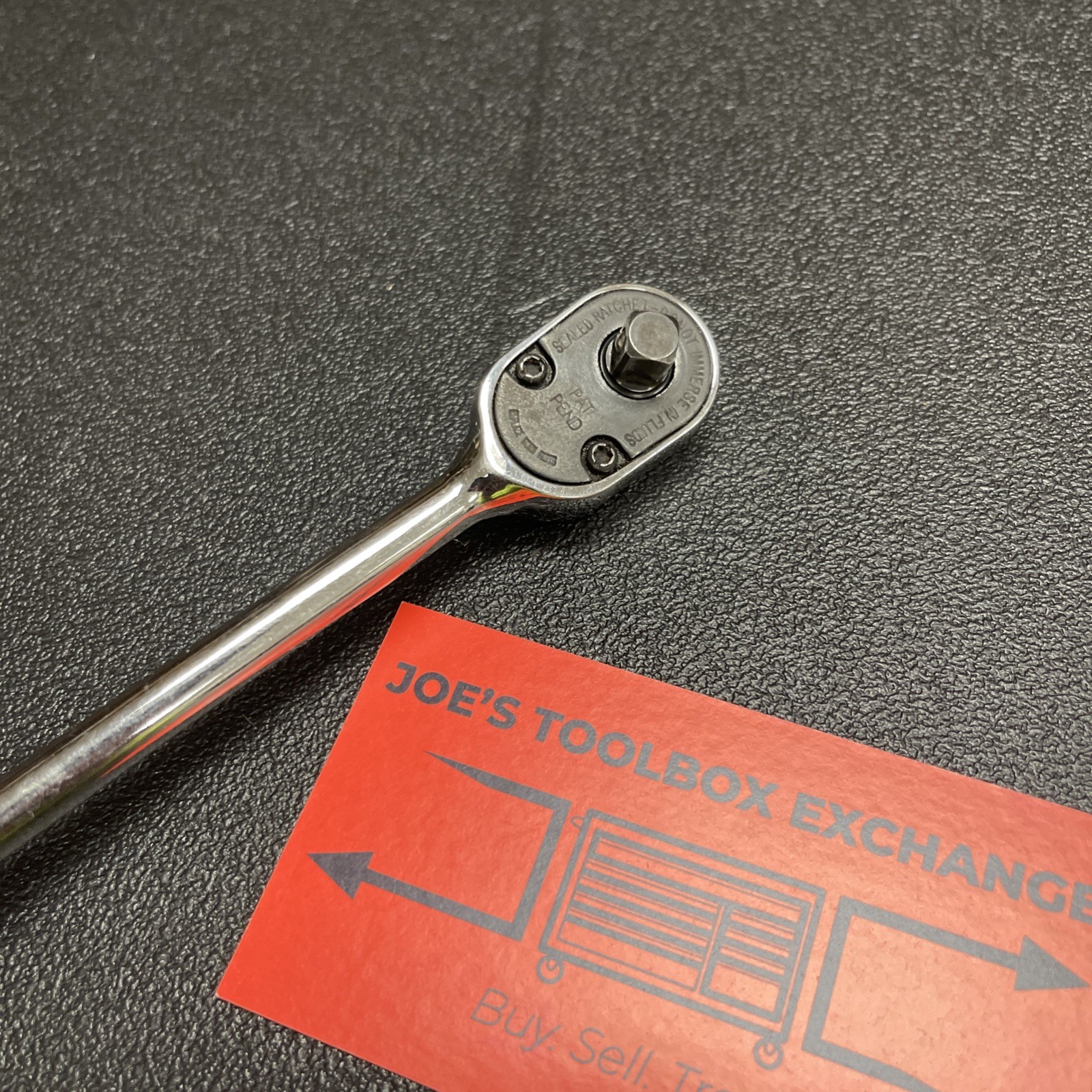 Snap-on Tools USA 1/4″ Drive Chrome Long Handle Fixed Head Ratchet TL72