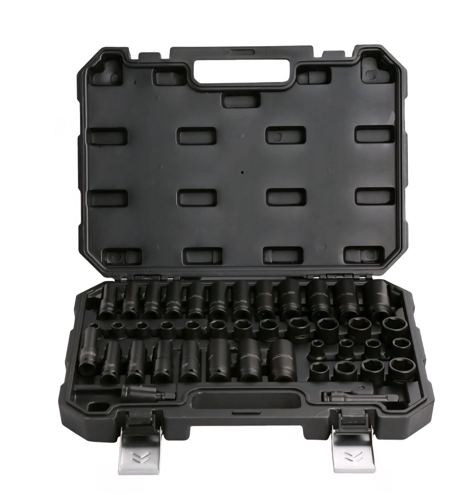 SAE & Metric Standard and Deep Impact Socket Set With Joint and Extension
