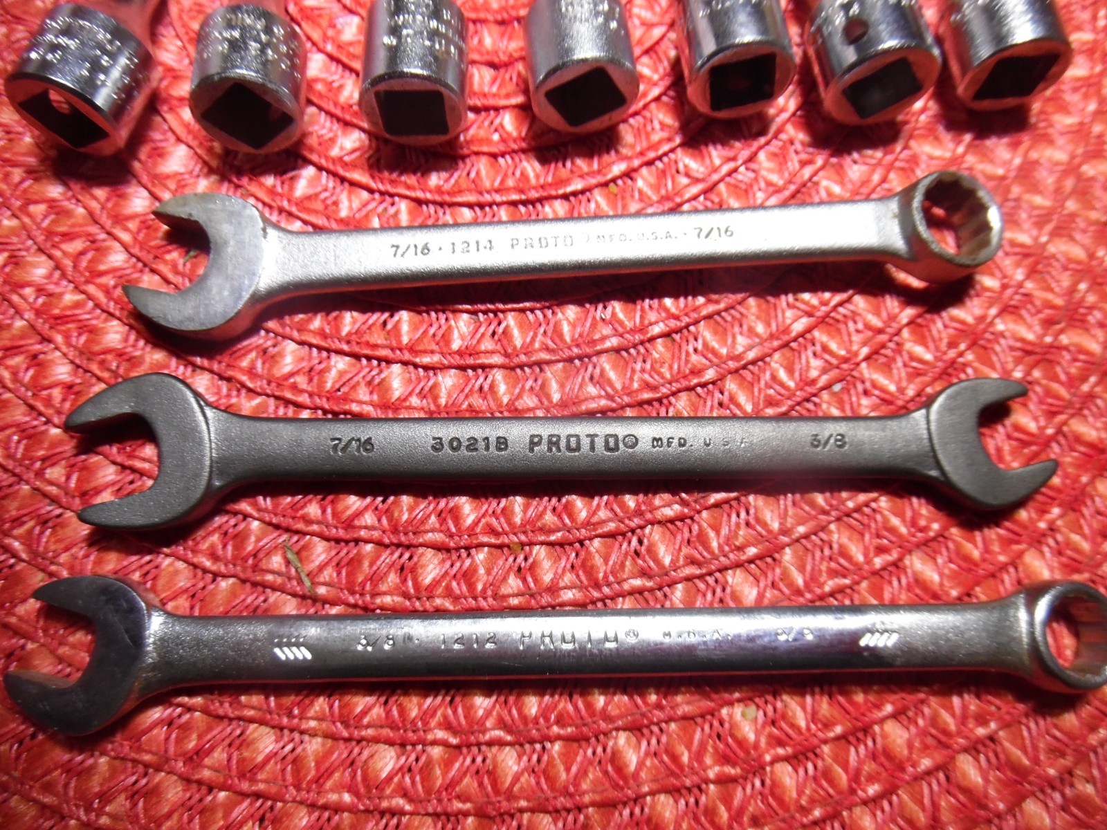 Proto 3/8 5240 Flat 1 2 3 Phillips Screwdrivers Socket 37 4990 Allen & Wrenches