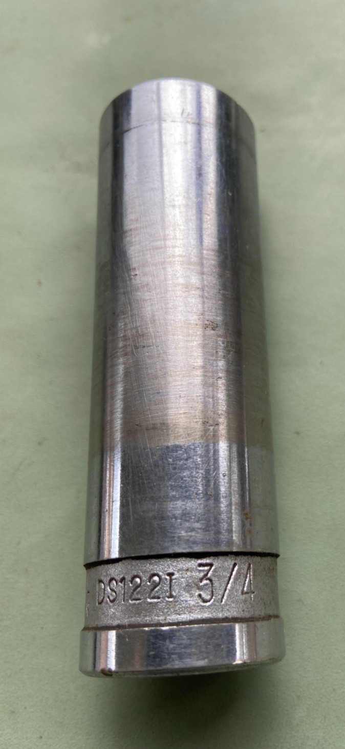 CONTINENTAL 1/2″ Drive 3/4″ 12pt Deep Socket JAPAN CHROME DS1221