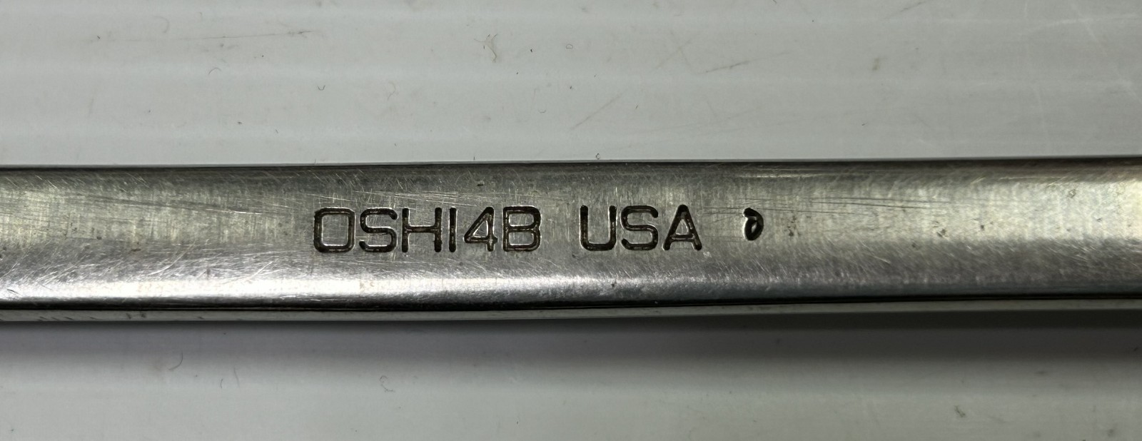(MA6) Snap On 7/16″ 6pt SAE Combination Wrench OSH14B