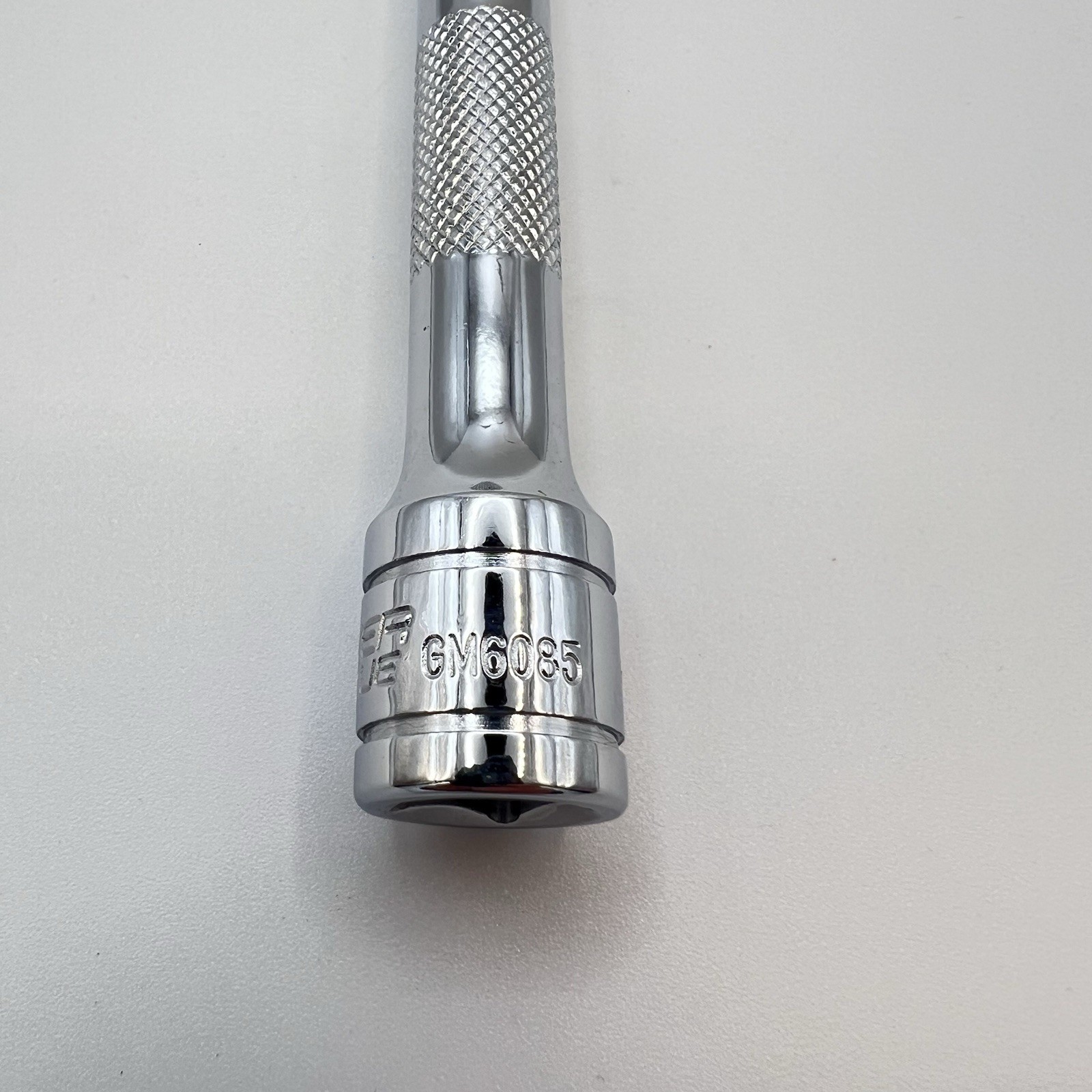 Power Torque 3/8” Drive x 6” Wobble Socket Extension Chrome Knurled GM6085