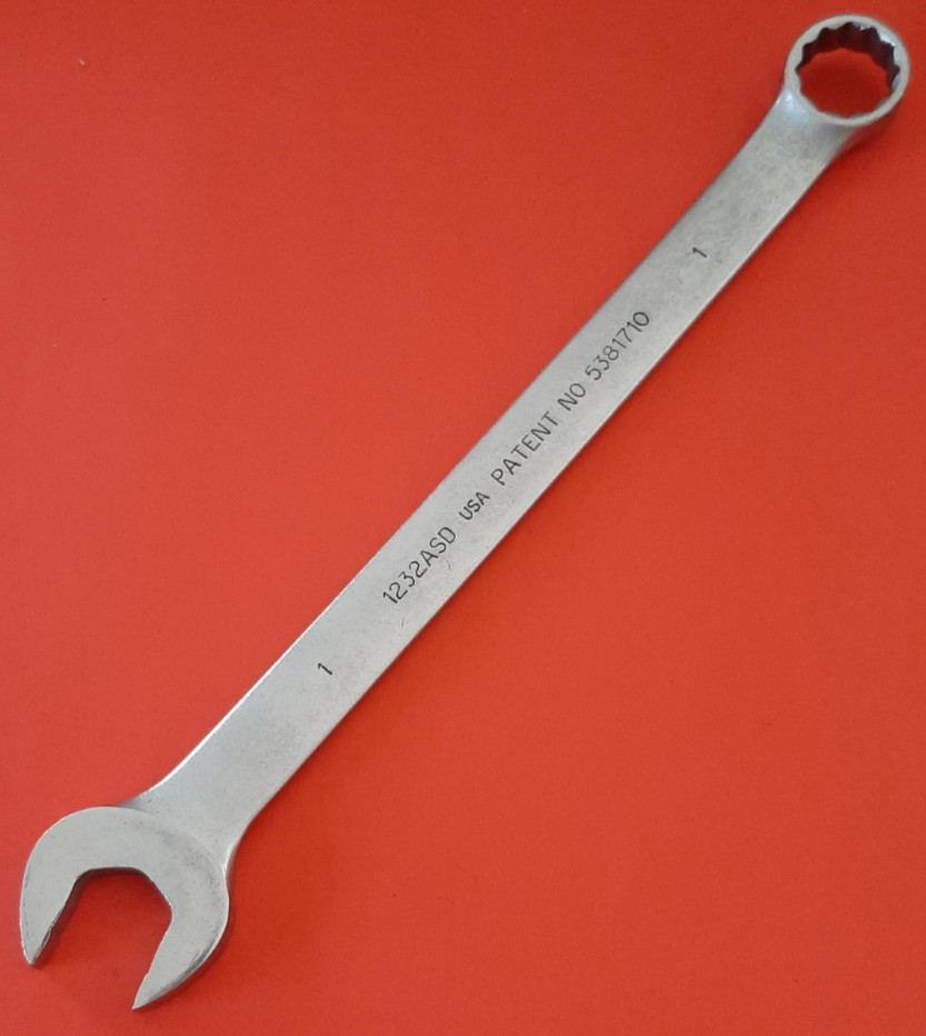 Proto 1232ASD 1″ 12Pt Point Combination Wrench Anti-Slip Design Satin
