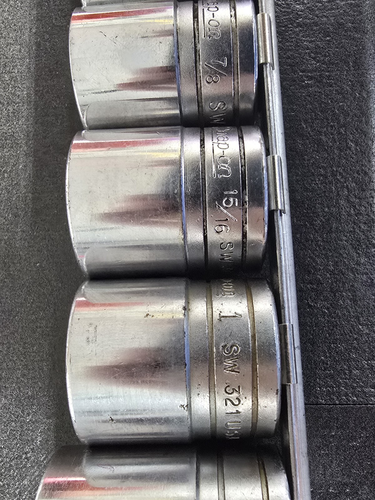 Snap On 1/2 Drive Shallow Socket Set