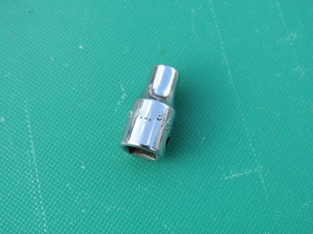 SNAP ON 3/16″ TM6 1/4″ DRIVE SAE 6 POINT SHALLOW UNDERLINE SOCKET TM 6 3/16 IN