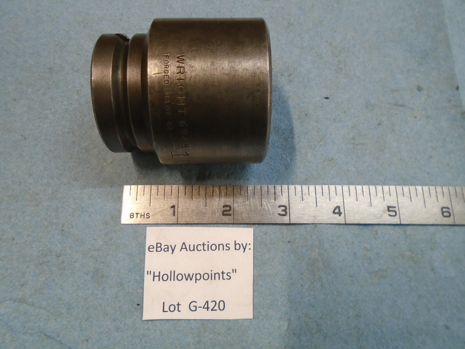 Wright USA No. 6948 Std. Impact Socket 3/4″ Drive 1-1/2″ 6 Point 62 Code G420