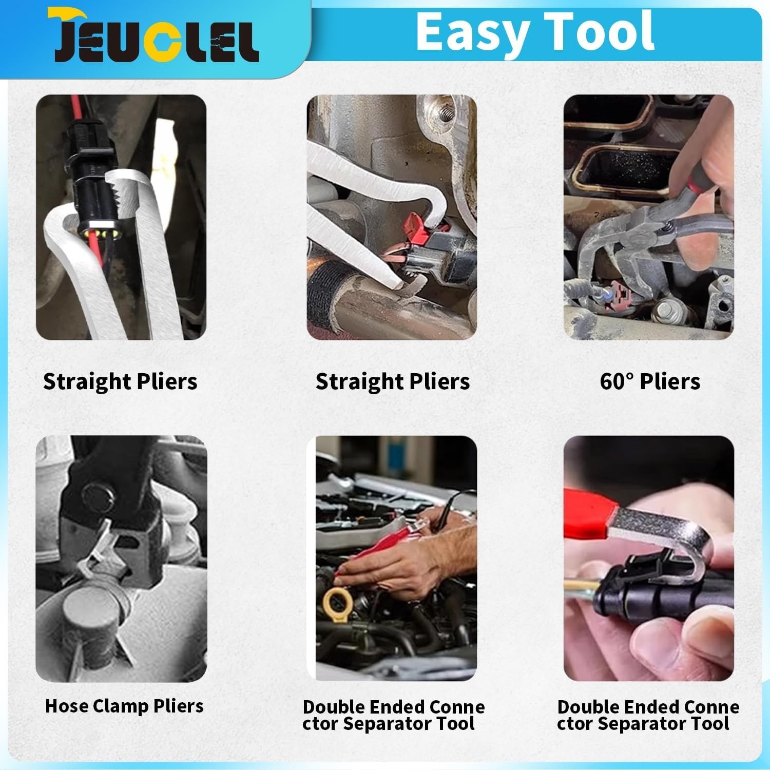 High-Carbon Steel Electrical Disconnect Pliers Kit – Damage-Free Removal