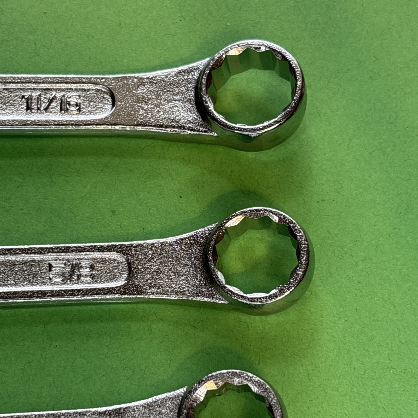 Vintage Sears 6pc SAE Wrench Set 4390 Made in Japan 3/8″-11/16″ 12 Point