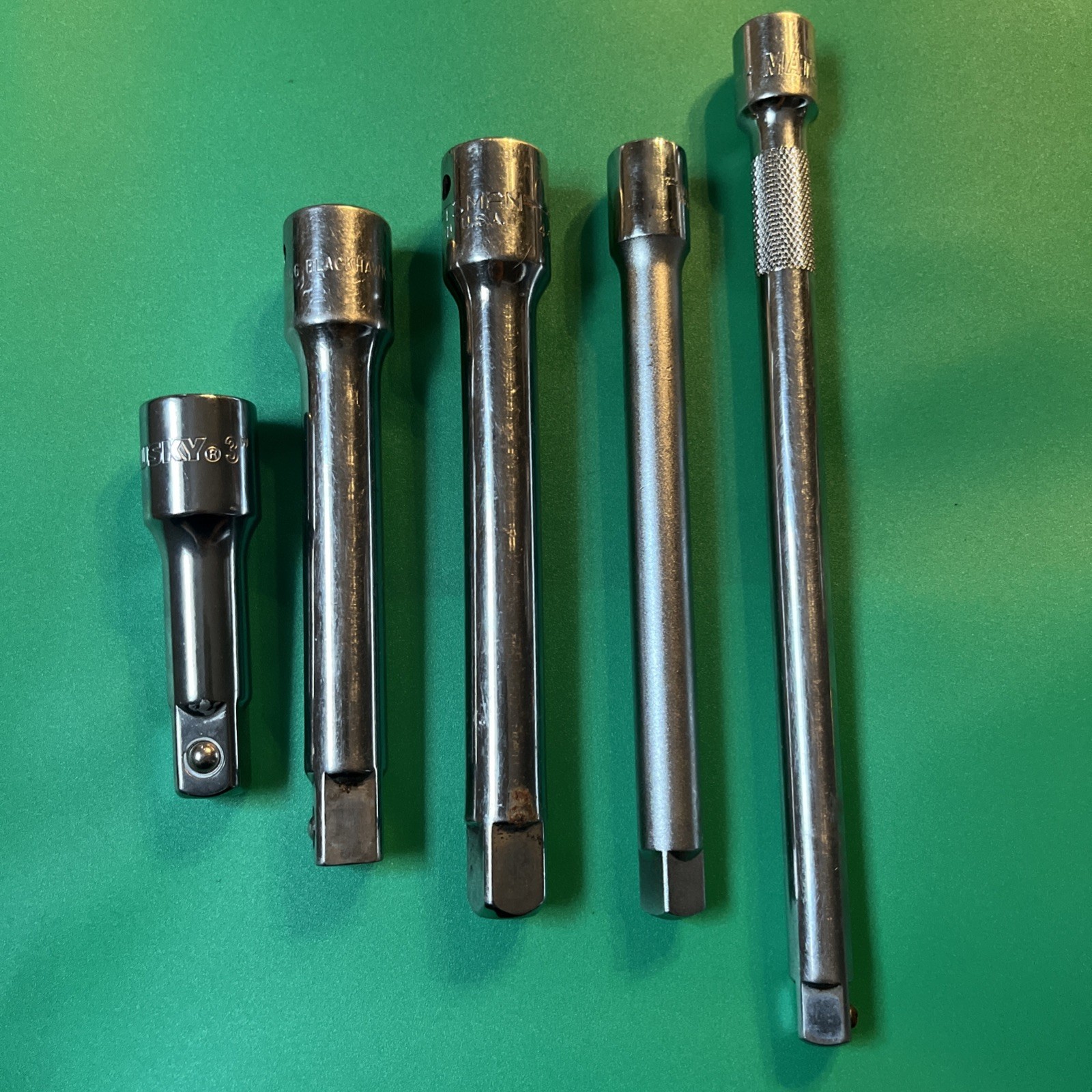 Mixed Extension Bar & Adapter Lot of 11 Various Sizes Various Brands