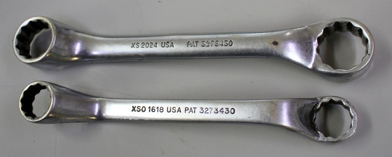 Pair of Snap-on Offset Box Wrenches – XS2024 & XS0 1618
