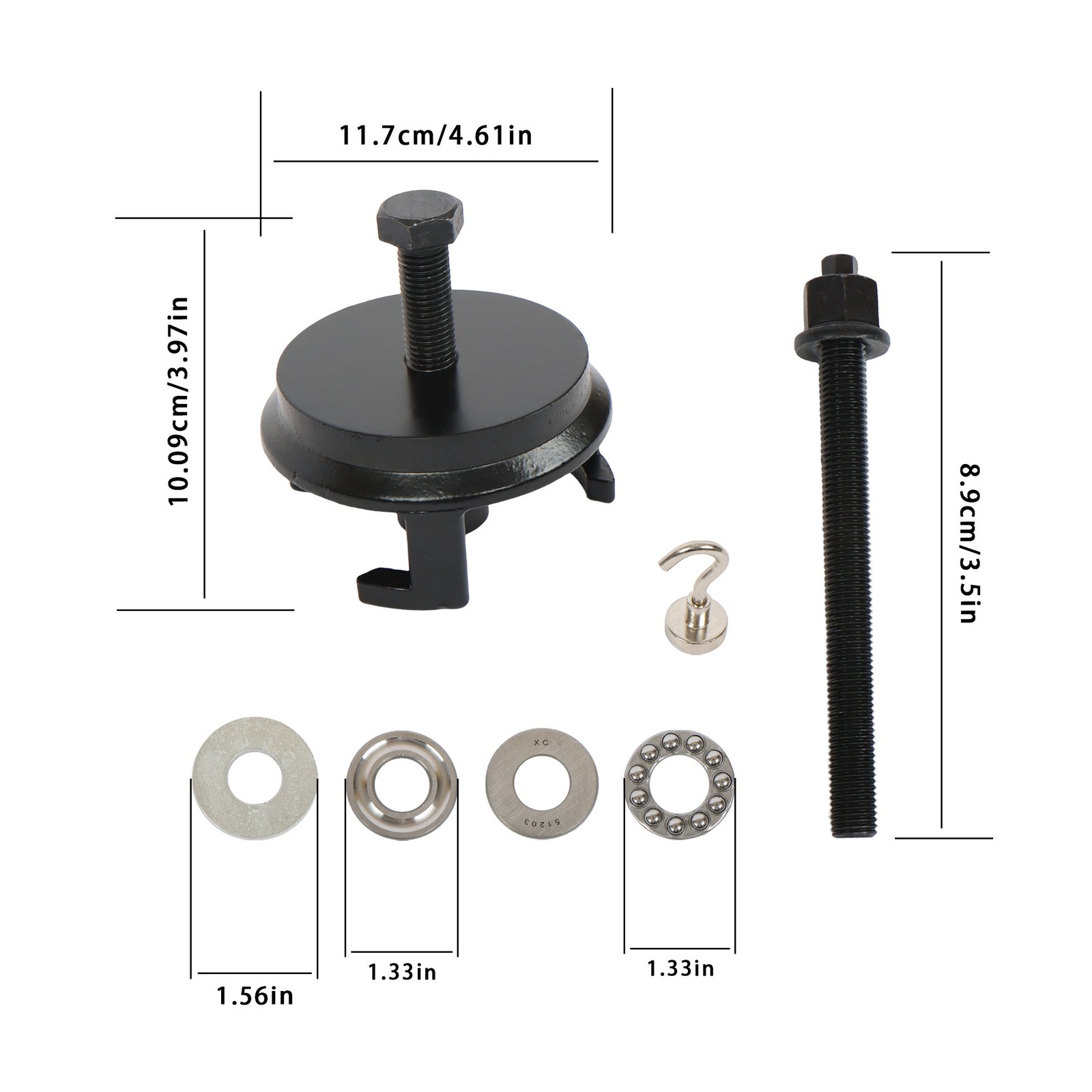LABLT 25264 Harmonic Balancer Puller Installation Tool Set For GM LS LT Engines