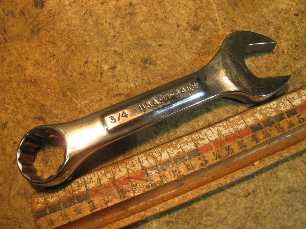 Craftsman VV 44109 3/4″ Stubby Combination Wrench