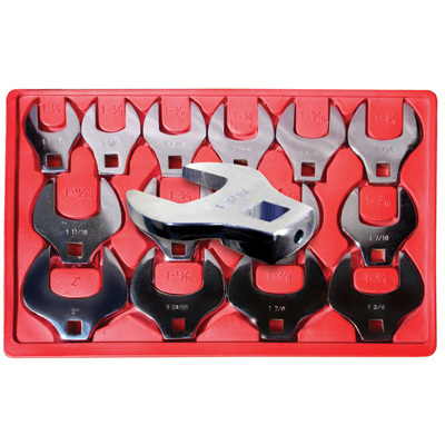 V8 Tools 7814 Crowfoot Wrench Set, 14 Piece, 1/2″ Drive, 1-1/6″ To 2″