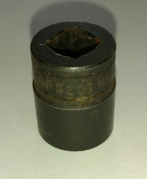 Snap On Tool GFS201 3/8 Drive SAE 6-Point 5/8″ Flank Drive Shallow Socket Impact
