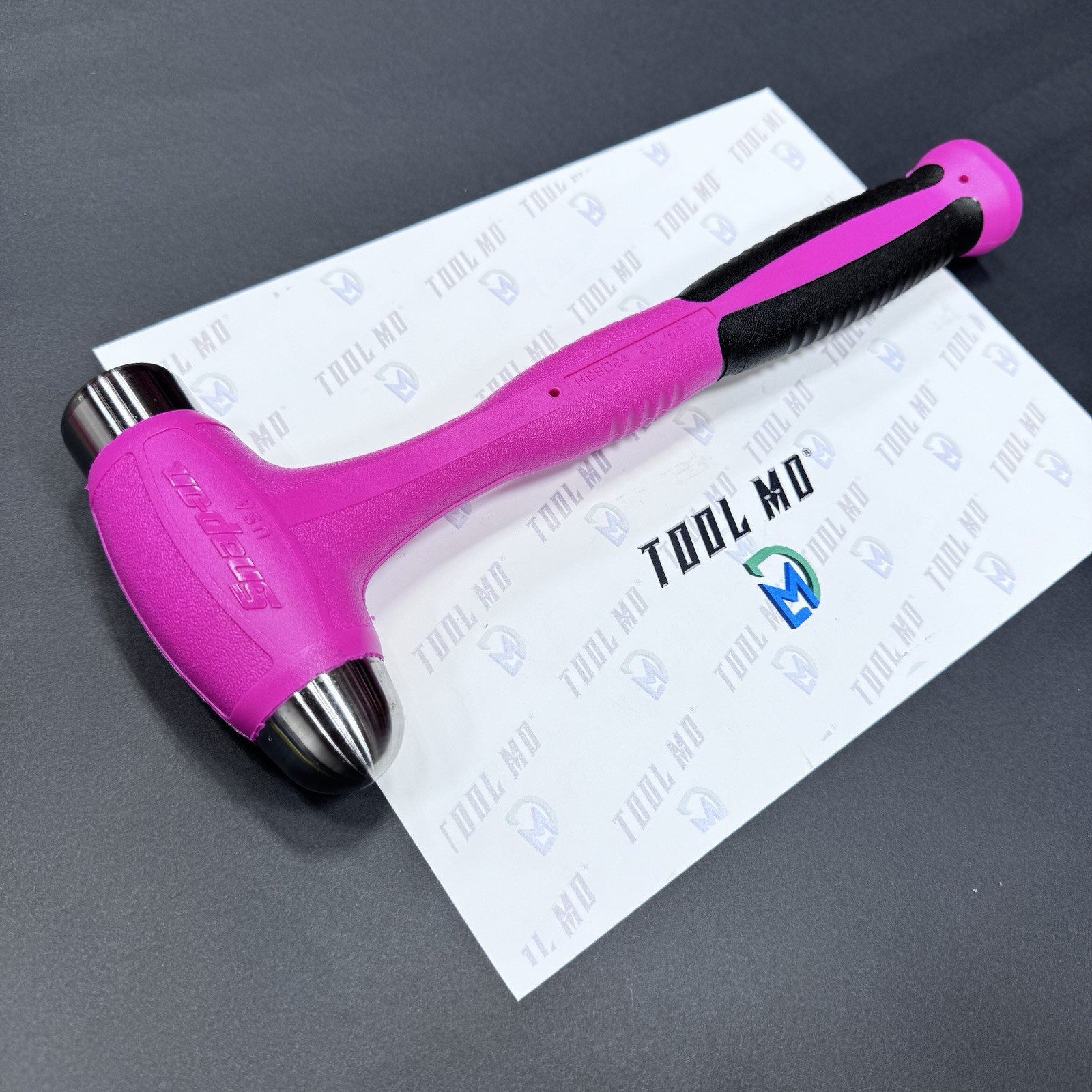 Snap-on Tools NEW ELECTRIC PINK 24oz / 680g Soft Grip Dead Blow Hammer HBBD24EP