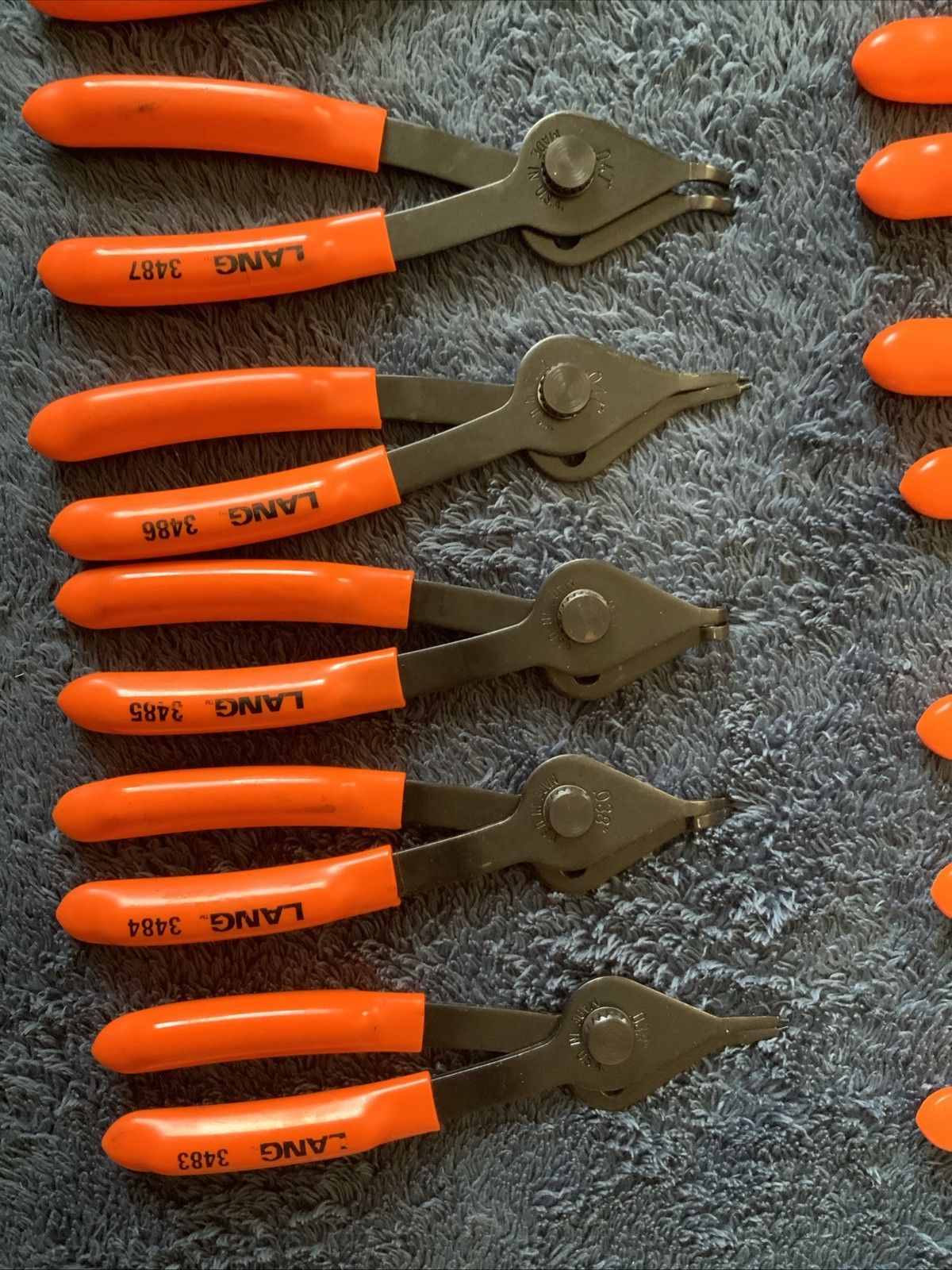 Lang Snap Ring Pliers Set, Orange, 11pc….