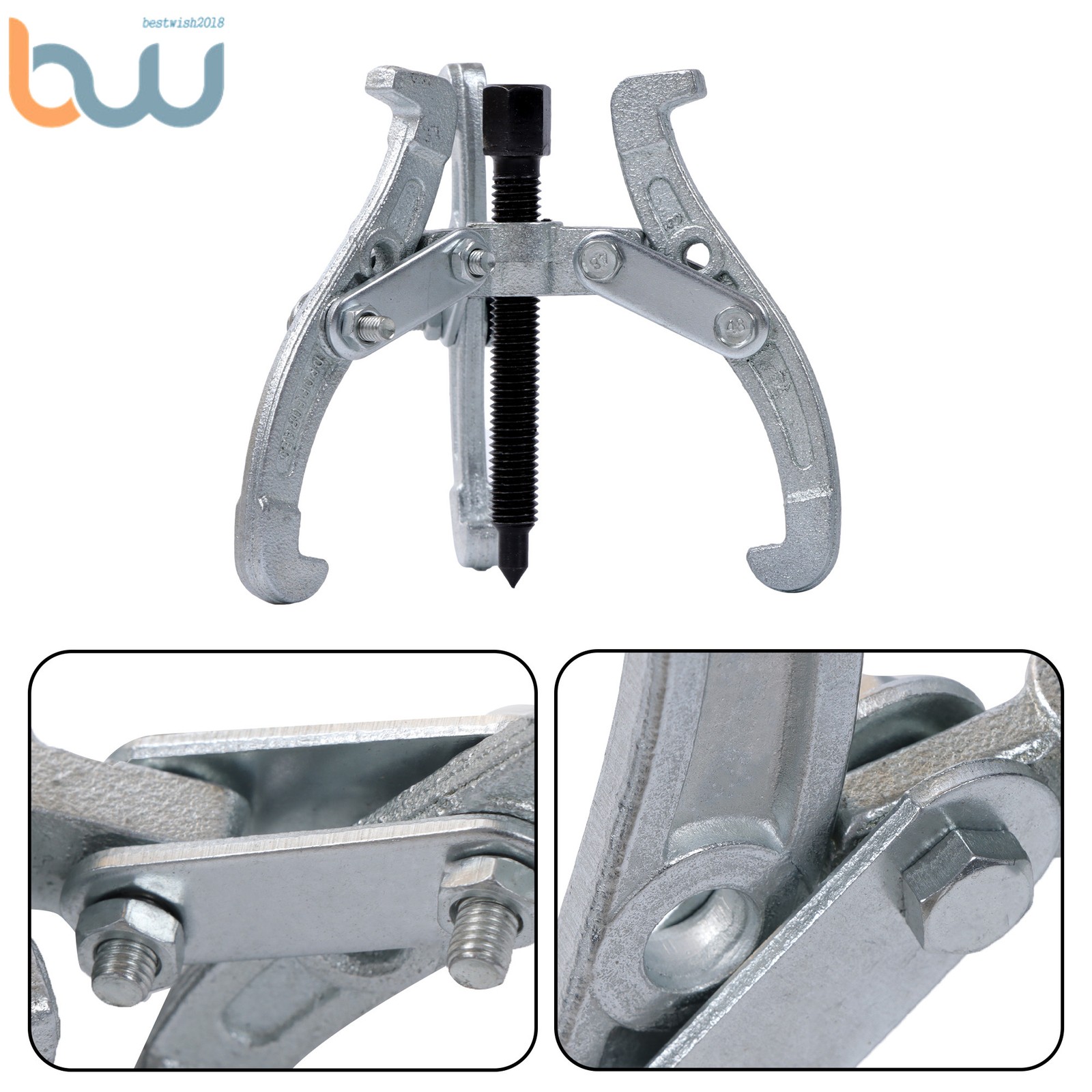 3-Jaw Gear Puller Set 3” 4” 6” Inch Slide Gears Pulley Flywheel Removal Kit
