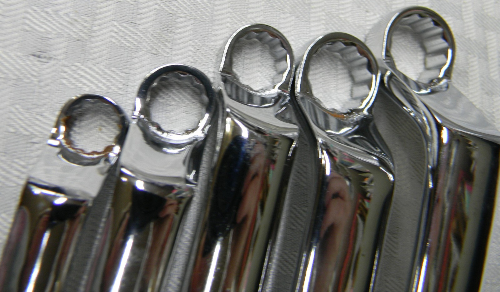 CRAFTSMAN 5PC METRIC 12PT DEEP OFFSET DOUBLE BOX END WRENCH SET 10-19MM #44350