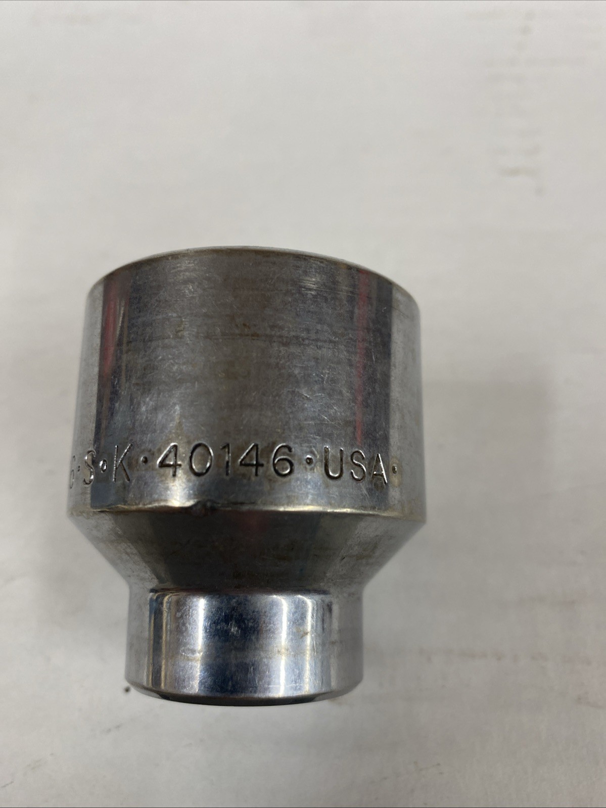 SK Used 1 7/16 1/2 Drive Chrome 12 Point Socket