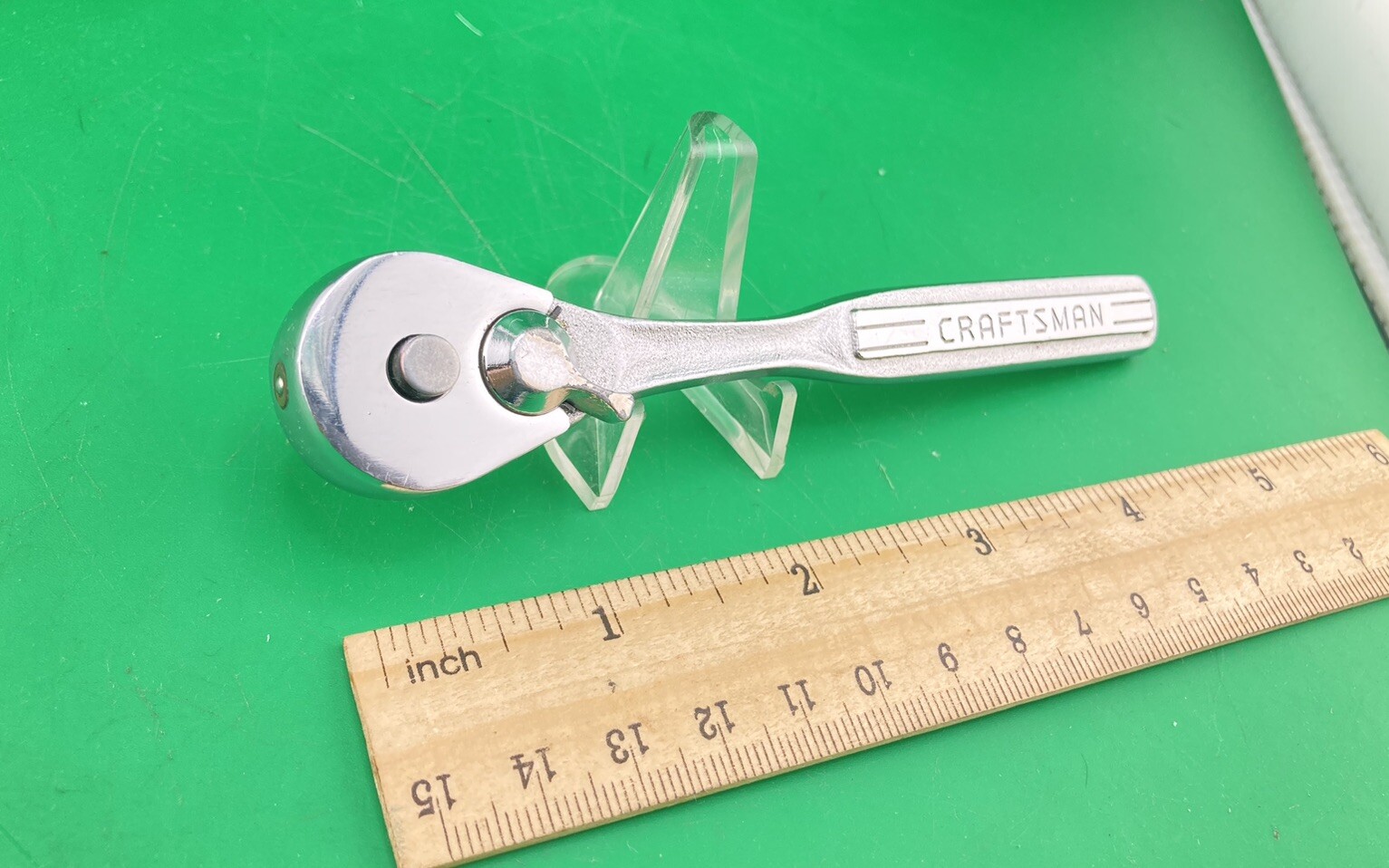 Vintage Craftsman USA 1/4″ Drive Ratchet 43185 -V- Series Excellent Condition