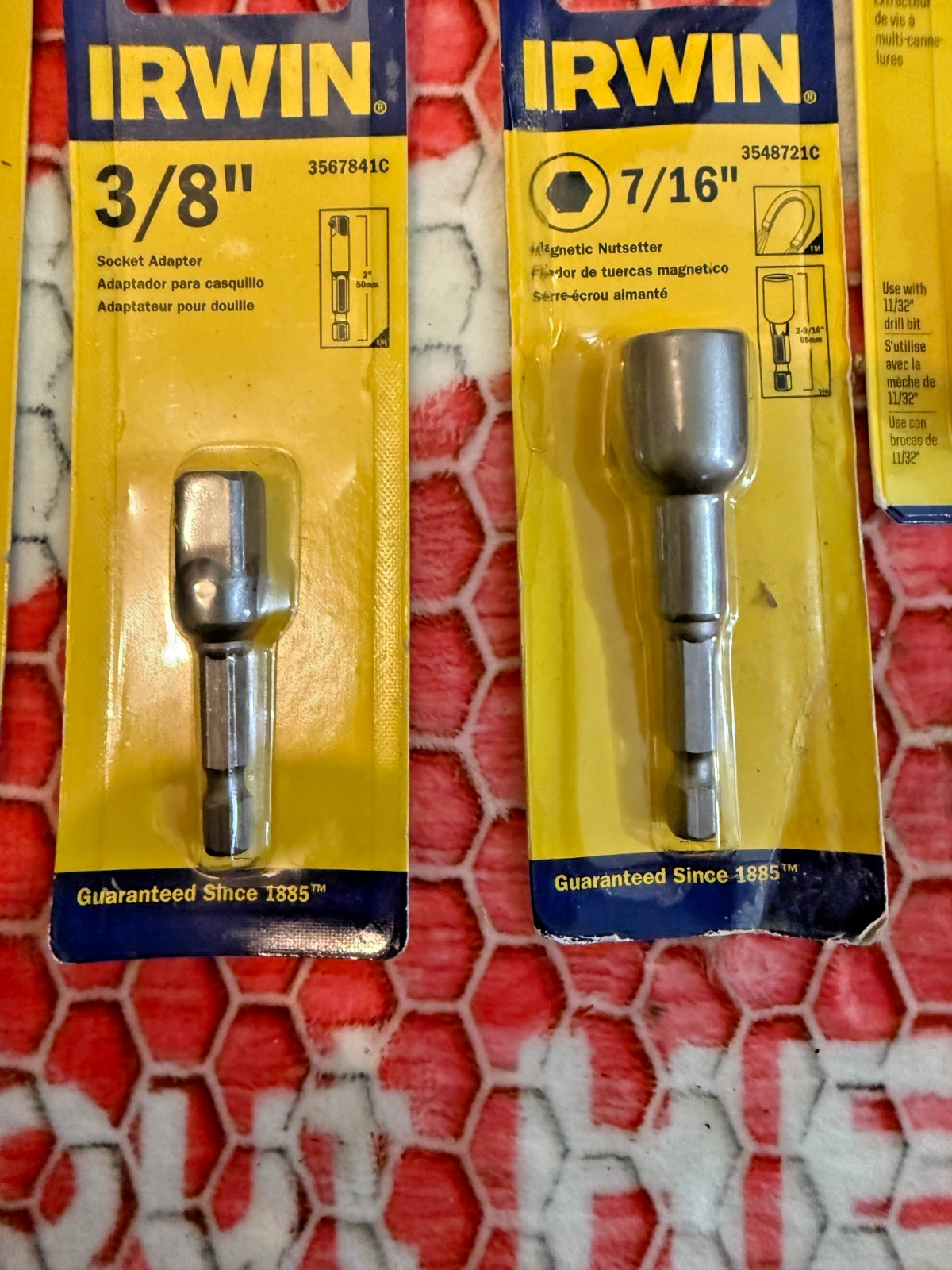 Lot of 8 Irwin Tools driver bits ***NEW SEALED***