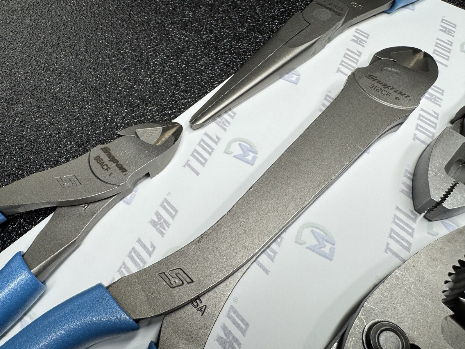 Snap-on Tools USA NOS RARE 5pc PEARL BLUE Plier & Heavy-Duty Cutter Set 312CF