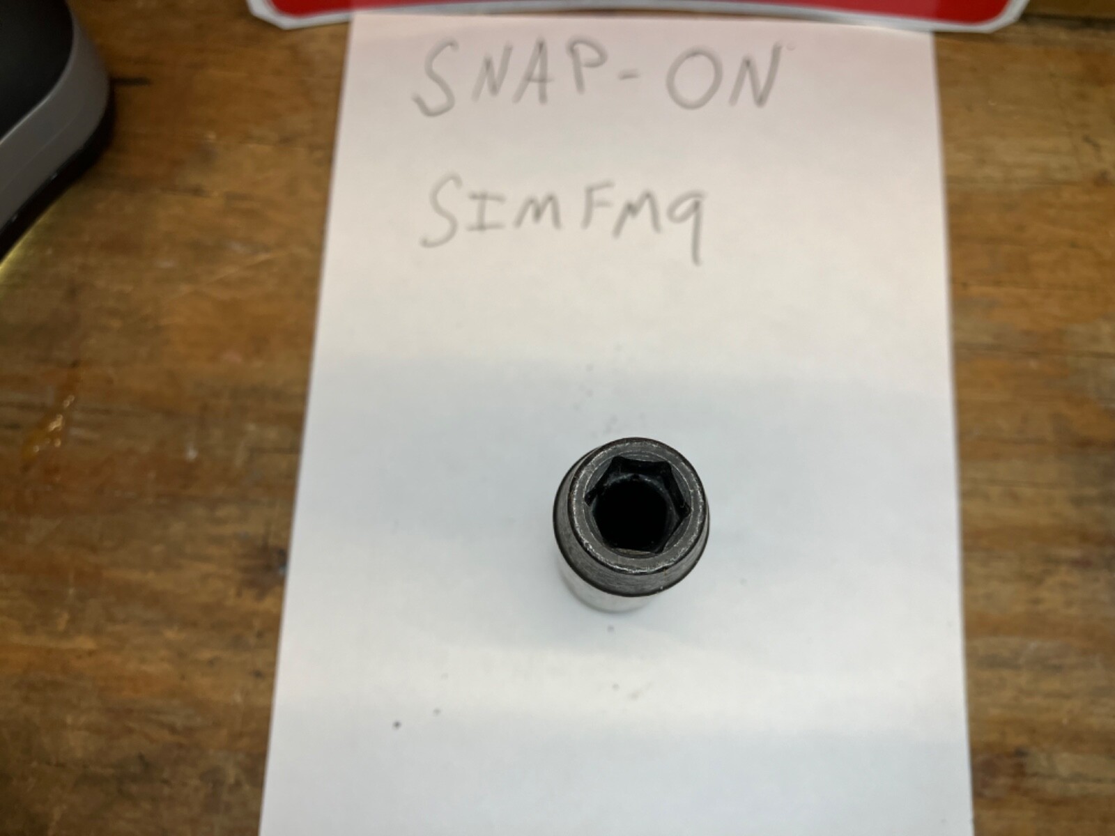 Snap On Tools USA SIMFM9 3/8″ Drive 9MM 6 Point Metric Deep Impact Socket NICE!