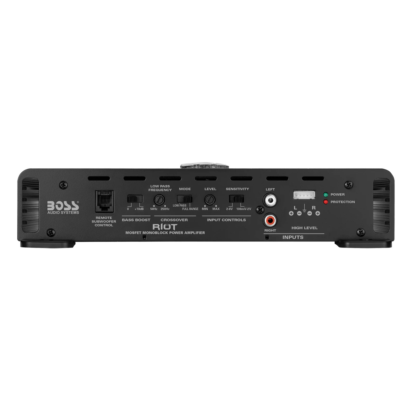Boss R1100M Riot 1100 Watt Monoblock Class A/B 2-4 Ohm built in crossover