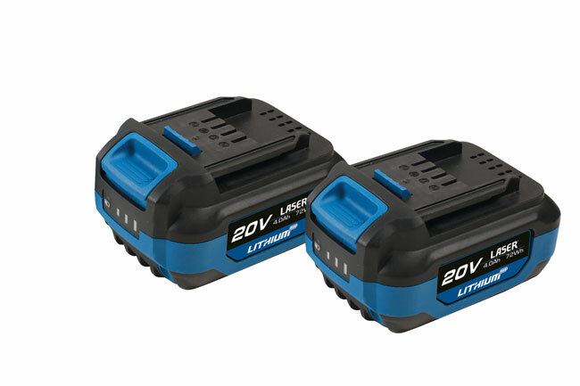 Laser 61552 Cordless Angle Grinder 20V Kit (Euro)