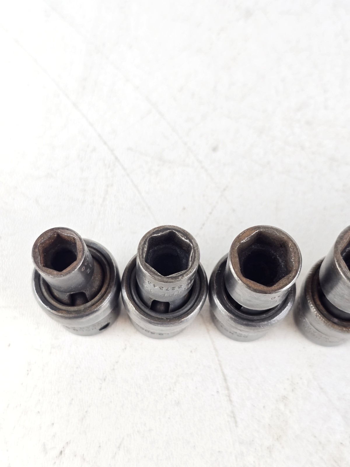 Snap On IPF IMBF 7 pc. 3/8 in Drive 3/8″-3/4″ Impact Swivel Socket Set USA