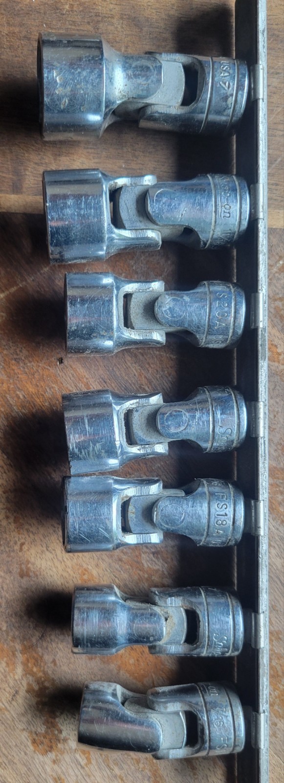 Snap-On 7pc Swivel Head Socket Set made in USA Lifetime warranty