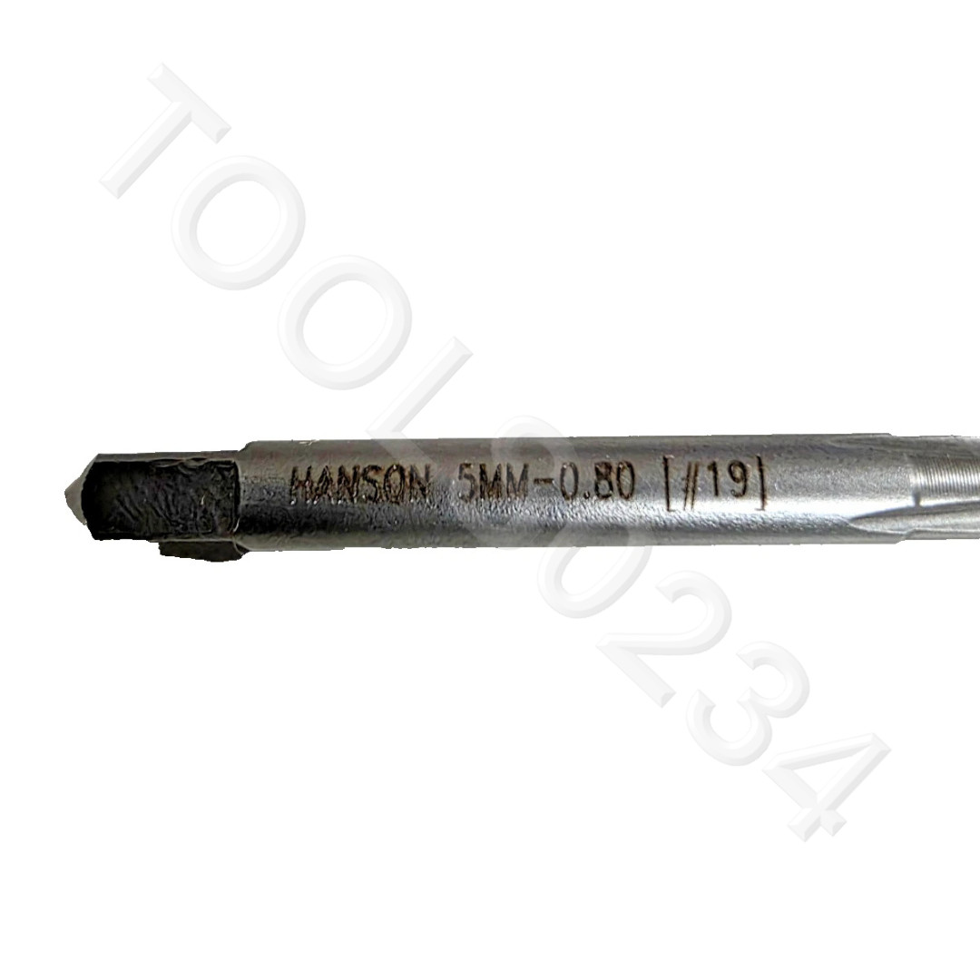 M5 X 0.80 Plug Tap Irwin 1722 ZR Metric 5MM Carbon Steel 4FL USA 0.8 RH
