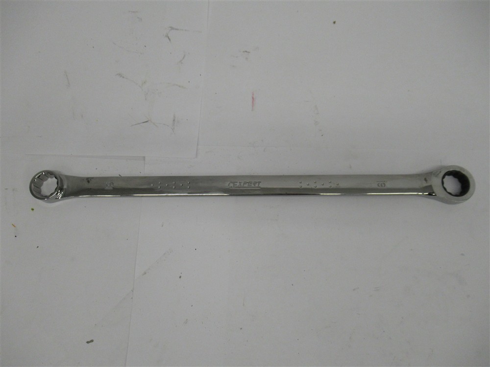 Expert E110981 , Extra-Long Ratcheting Double-Box End Wrench 19mm , 12-PT