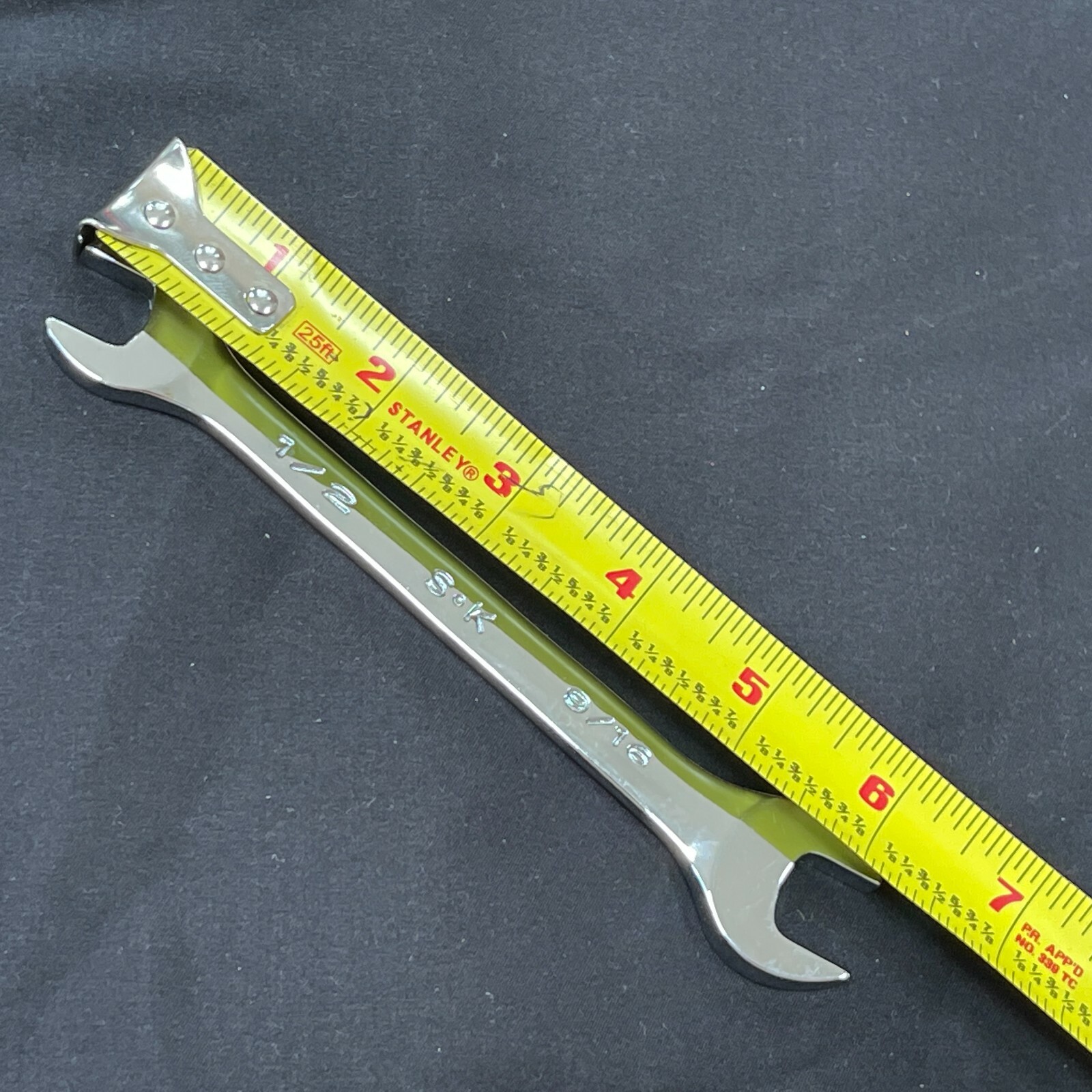 SK HAND TOOLS 86416 1/2″ x 9/16″ SuperKrome Open End WRENCH SAE New Old Stock